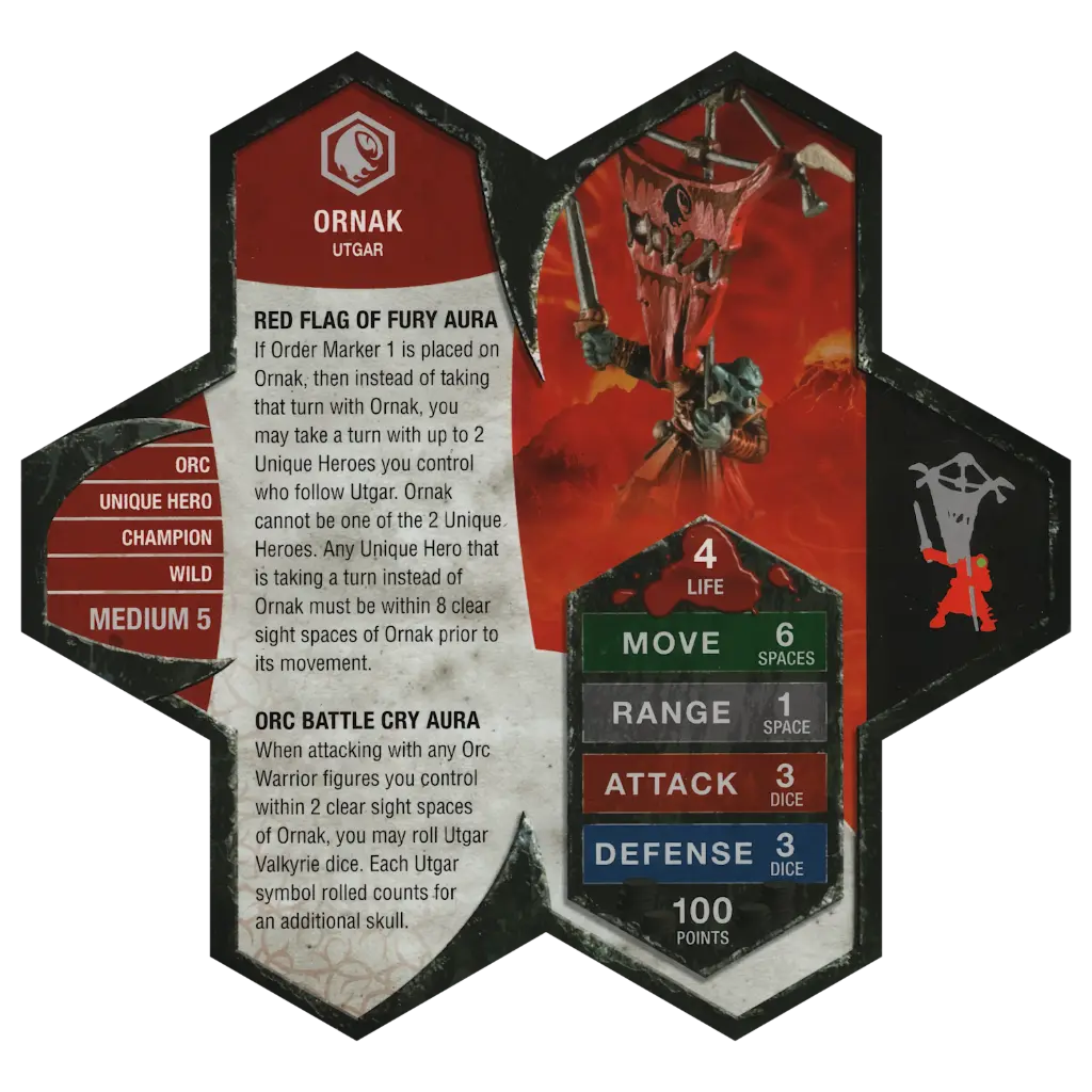 Ornak (Utgar's Flagbearer) (Card Only)