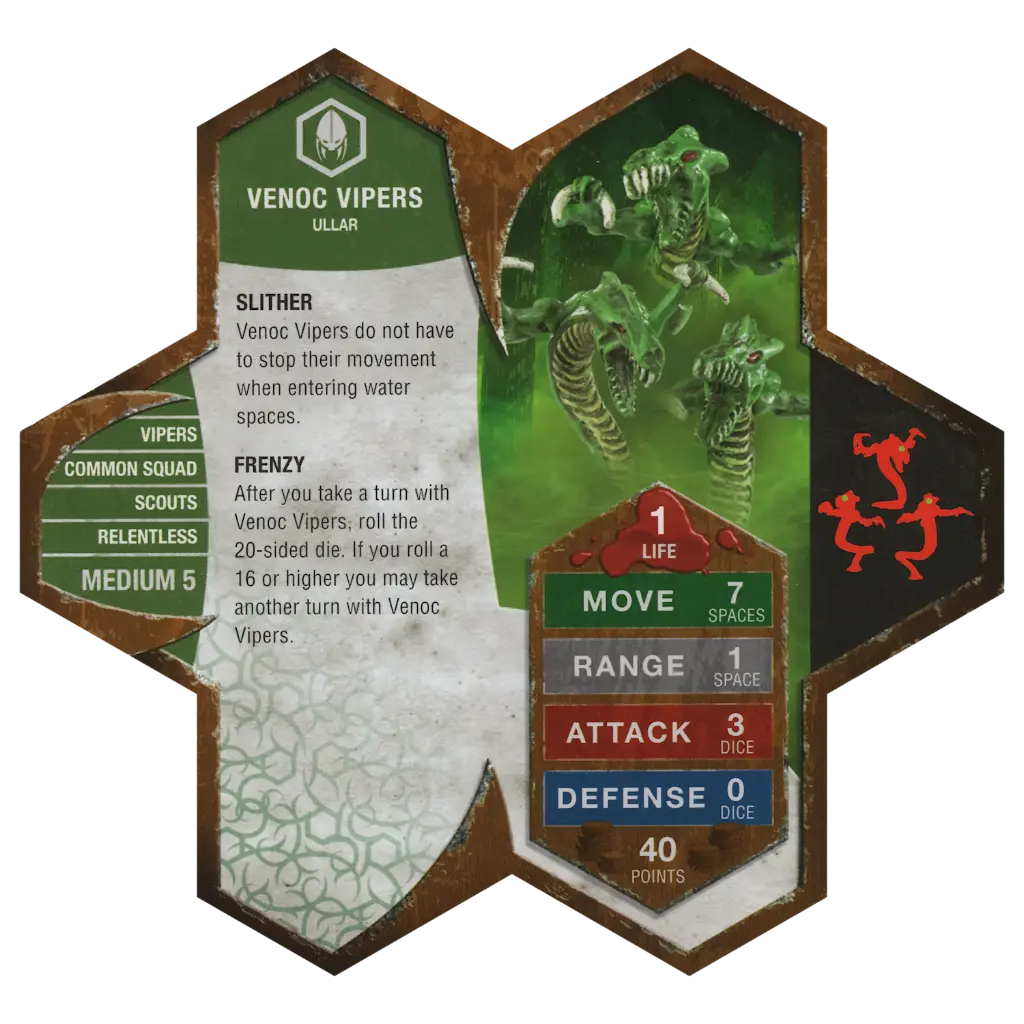 Venoc Vipers (Card Only)