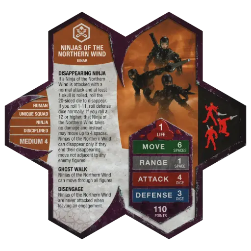 Ninjas of the Northern Wind (Card Only)